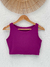 Cropped Patroa Liso Fucsia (2631) na internet