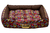 Cama Retangular para Cachorro ou Gato Luppet Luxo Marrom Floral (LP9020-03) - comprar online