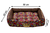 Cama Retangular para Cachorro ou Gato Luppet Luxo Marrom Floral (LP9020-03) na internet