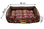 Cama Retangular para Cachorro ou Gato Luppet Luxo Marrom Floral (LP9020-03) na internet