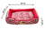 Cama Retangular para Cachorro ou Gato Luppet Luxo Vermelho Joaninhas (LP9020-01) na internet