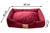 Cama Retangular para Cachorro ou Gato Luppet Super Luxo Bordo (LP101916-01) - comprar online