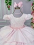 Vestido Belle Fille Rosa Bebe Saia Babados (VESTBLLFLLRSBBSABBDS) - comprar online