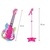 KIT MICROFONE GUITARRA INFANTIL MENINAS PEDESTAL ROCK STAR AMPLIFICADOR MUSICAL KARAOKE MP3 CELULAR (7750) - comprar online