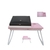 SUPORTE PARA NOTEBOOK MESA EM MADEIRA CAMA AJUSTAVEL MULTIFUNCIONAL SOFA APOIO HOME OFFICE DOBRAVEL ROSA (4035)