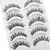 Natural 3D Mink Cílios Postiços, Falso Eye Lashes, Maquiagem Ferramentas de Beleza, Atacado, 38 Estilos, 5 Pares - loja online