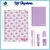 Kit Papelaria Tons de Roxo Lilas Cor Roxo Lilas Escolar Neon Pastel Material Esc