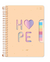 Caderno Colegial Criativo Positivity 1x1 com 80 Folhas - Teixeira Papelaria