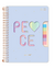 Caderno Colegial Criativo Positivity 1x1 com 80 Folhas