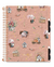 Caderno Colegial Criativo Woodland 1x1 com 80 Folhas - Teixeira Papelaria