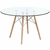 Mesa Redonda Eames 90cm TVidrio KJ4026 PM