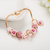 Pulseira Dourada Berloque Flores - comprar online