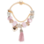 Pulseira Dourada Berloque Tassel