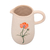 JARRO DECORATIVO DE CERAMICA FLOR LARANJA TRENTO 14,5CM X 10CM X 15,5CM - comprar online