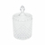 POTICHE DECORATIVO DE CRISTAL COM TAMPA LITT 8,5CM X 8,5CM X 14,5CM - comprar online