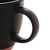 Imagem do CANECA CERÂMICA LOVE PRETO MATT/ROSA 350ml