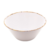 SALADEIRA MELAMINA BAMBU BRANCO 25x12cm