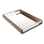 BANDEJA MADEIRA C/ ESPELHO NATURALS 23x15x5cm - comprar online