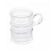 CANECA DE VIDRO BOROSSILICATO VINTAGE TRANSPARENTE 245ml - comprar online