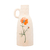 JARRO DECORATIVO DE CERAMICA FLOR LARANJA TRENTO 12CM X 10CM X 23,5CM - Honney Home