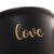 CANECA CERÂMICA LOVE PRETO MATT/ROSA 350ml - comprar online