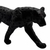 ESCULTURA LEOPARDO EM POLIRRESINA PRETO - MART - comprar online