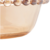 CJ 3 BOWLS CRISTAL DE CHUMBO PEARL AMBAR METALIZADO METALIZADO 14x5cm - comprar online