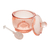 MELEIRA CRISTAL C/ COLHER PEARL ROSA 10x8x7cm - Honney Home