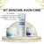 Kit Skincare Avon Care contendo gel de limpeza facial hidratante dia e hidratante noite