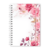 Caderno A5 Floral Rosa