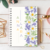 Caderno A 5 Flores Brancas e Roxas - comprar online