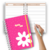 Caderno A5 Flor Rosa