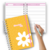 Caderno A5 Flor Amarela - comprar online