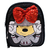 Mochila Minnie Mouse Rosto com Laço Lantejola Vermelha - Disney - comprar online