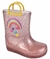 Bota Galocha Cano Médio Infantil Arco Íris e Glitter - Miimos Kids Store