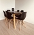 Mesa nordica + 6 sillas eames - sillas.bhome