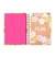 CADERNO COLEGIAL FLORAL AMARELO 96 FOLHAS - LUBI - comprar online