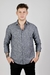 Camisa Manga Longa Linho Slim Fit - Cinza