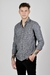 Camisa Manga Longa Linho Slim Fit - Cinza - comprar online