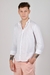 Camisa Manga Longa Linho Slim Fit - Branca - comprar online