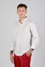 Camisa Manga Longa Linho Slim Fit - Natural - comprar online