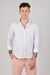 Camisa Manga Longa Linho Slim Fit - Branca