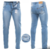 Calça Jeans Calvin Klein Masculina Cotton Stretch Azul Claro