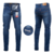 Calça Jeans Diesel Masculina Cotton Stretch Azul