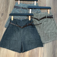 Short Tweed com Cinto - Premuim