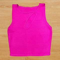 Cropped Decote Tricot - BLM ROUPAS E ACESSÓRIOS FEMININOS