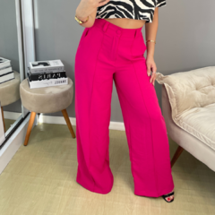 Calça Pantalona Rosa Pink - comprar online