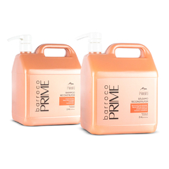 KIT SHAMPOO + BALSAMO BARROCO PRIME RECONSTRUTOR 2,4L