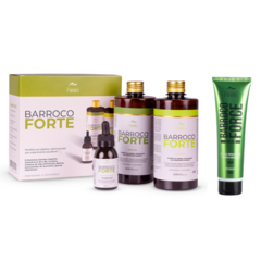 KIT BARROCO FORTE PRO 500ML + LEAVE IN BARROCO FORCE 150G