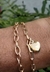 Pulseira feminina de elos. - comprar online